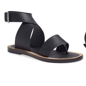 Vince Mailin Sandals. Black leather. Size 6.5